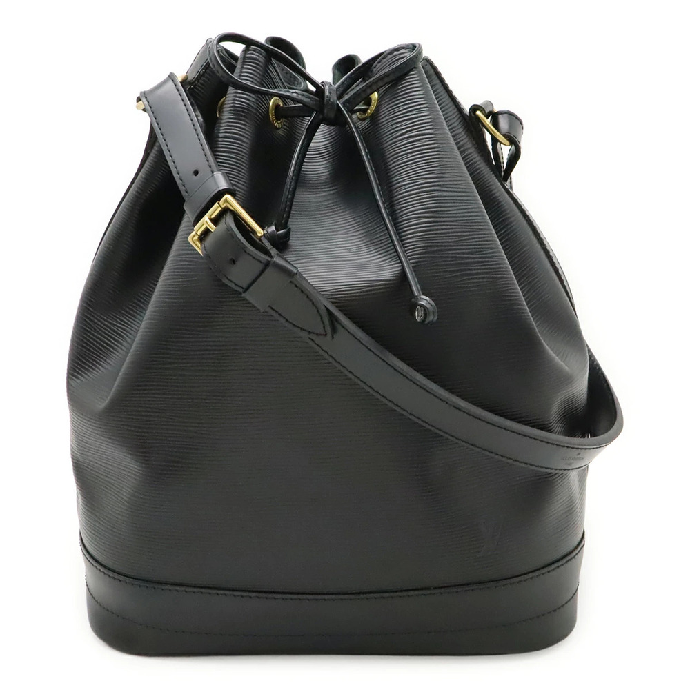 LOUIS VUITTON Epi Noe Shoulder Bag Hobo Semi Shoulder Drawstring Noir Black